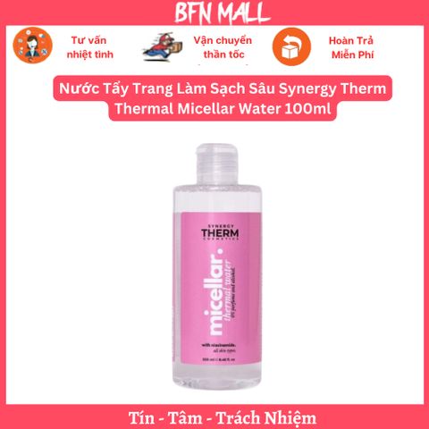 Nước Tẩy Trang Làm Sạch Sâu Synergy Therm Thermal Micellar Water 100ml