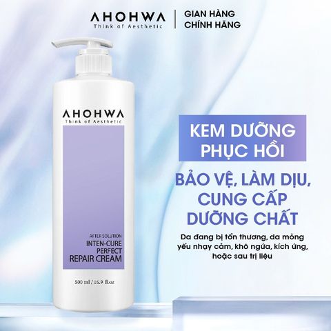 Kem Dưỡng AHOHWA Inter-Cure Perfect Repair 500ml Phục Hồi Giúp Da Luôn Khoẻ Mạnh, Láng Mịn, Ẩm Mượt