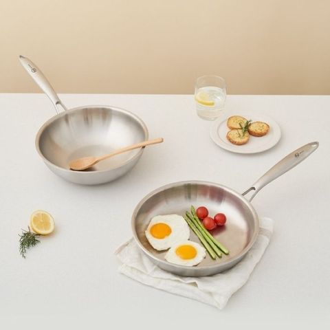 Chảo Inox lồng cạn hiệu PN WPFP-24(IH) [24CM]