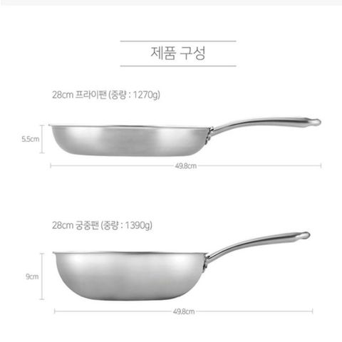 Chảo Inox lồng sâu hiệu PN WPWP-28 [28CM]
