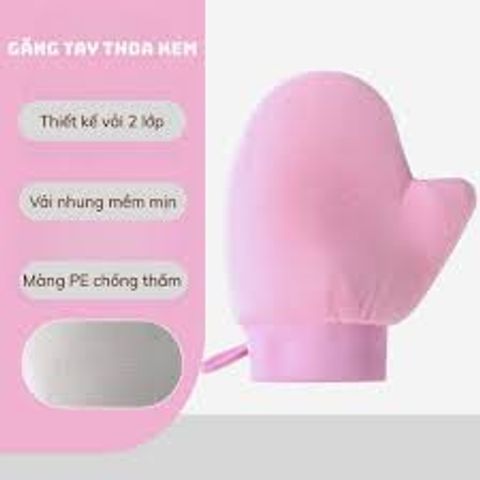 Găng Tay 2 Mặt Bôi Kem Body Siêu Thấm Không Bết, Bao Tay Thoa Kem Vải Mịn Giúp Thấm Nhanh