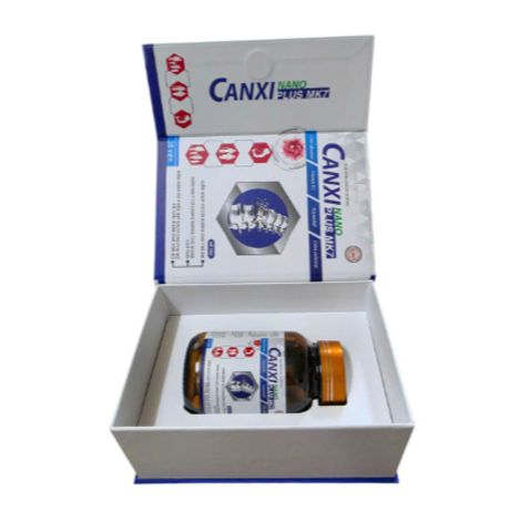 Canxi Nano Mk7 PLUS BỔ SUNG CANXI, chống còi xương, loãng xương hộp 30 viên