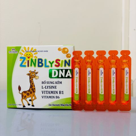 Siro ăn ngon tăng đề kháng ZINBLYSIN - nguyên liệu kẽm nhập khẩu Mỹ