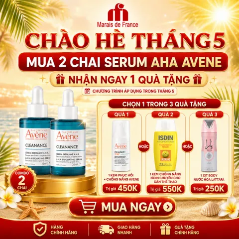 [ 4/27 ] Avène Cleanance AHA 30ml Serum Tẩy Tế Bào Chết Giảm Thâm Sáng Da Dịu Nhẹ Da Nhạy Cảm