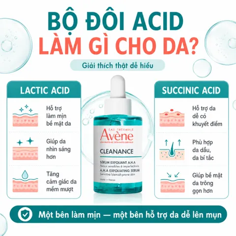 [ 4/27 ] Avène Cleanance AHA 30ml Serum Tẩy Tế Bào Chết Giảm Thâm Sáng Da Dịu Nhẹ Da Nhạy Cảm