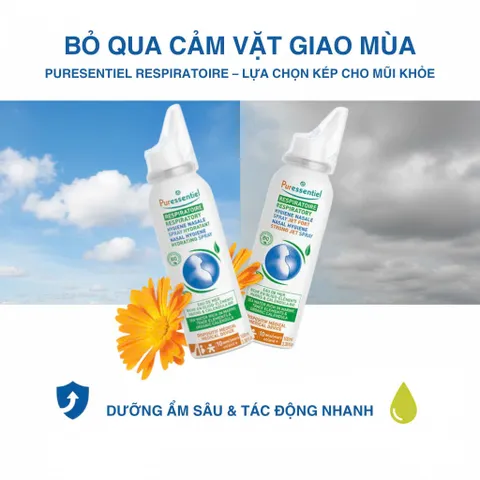 Xịt Vệ Sinh Mũi Puressentiel Respiratoire Nasal Hygiene Spray 100ml – Làm Sạch & Thông Thoáng Mũi 755028
