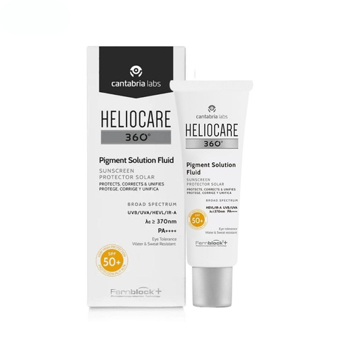 (Công Ty) Kem Chống Nắng Heliocare 360° Pigment Solution Fluid SPF50+ 50ml NK chính hãng