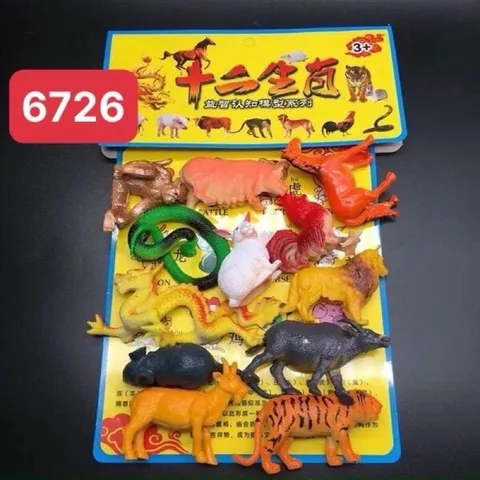 Mô hình động vật 12 con giáp, giao ngẫu nhiên 6613 6627