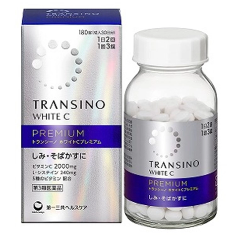 Viên uống hỗ trợ trắng da Transino White C Premium 180v NK chính hãng