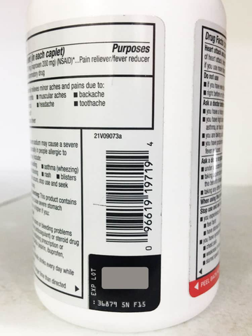 Viên uống giảm đau hạ sốt Kirkland Signature Naproxen Sodium 220mg 400 .V