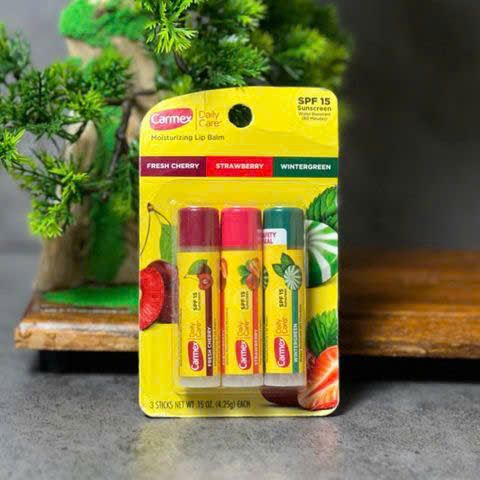 Son dưỡng môi Carmex Daily Care Moisturizing Lip Balm SPF15 4.25g x 3 thỏi