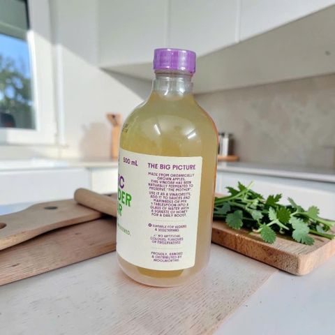 Macro Organic Apple Cider Vinegar 500mL Organic Apple Vinegar Úc