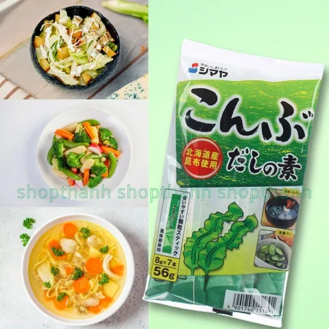 Hạt Nêm Rong Biển Nhật Bản – Gia Vị Umami Tự Nhiên Cho Món Canh Súp Và Món Chay