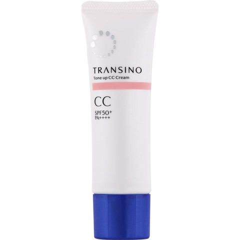 ( Công Ty) Kem Trang Điểm Chống Nắng Transino Whitening CC Cream SPF50+ PA++++ tone tự nhiên NK chính ngạch