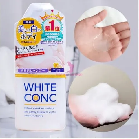 Sữa tắm trắng da white conc