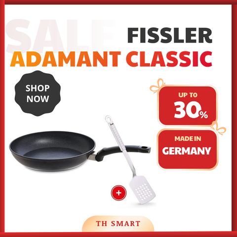 Chảo FISSLER Adamant Classic 28cm Tặng Xẻng Nấu Ăn Made In Germany