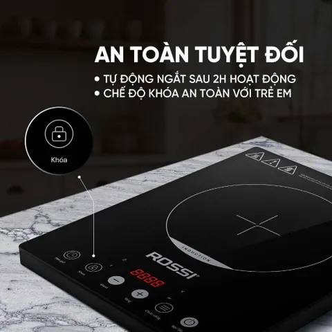 Bếp Từ Đơn Tân Á Đại Thành Rossi RS-1020CC01 Tặng Kèm Nồi