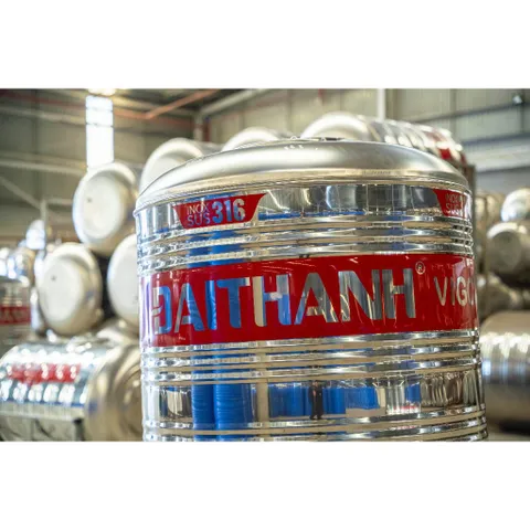 [GIAO MIỀN NAM] Bồn nước inox Đại Thành Vigo SUS 316 Đứng 500D 1000D 1500D 2000D - Chính hãng, Bảo hành 20 năm