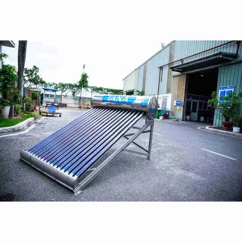 [GIAO MIỀN BẮC] Combo Trữ Sạch Nhiệt Xanh Gồm Bồn Inox 304 Tân Á Ngang 500-2000L và Máy NLMT Tân Á GOLD 160L