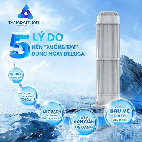 [GIAO MIỀN BẮC] Combo Bồn Siêu Bền Lọc Đỉnh Cao Gồm Bồn Inox Tân Á 304 Ngang 500-2000L Và Lọc Đầu Nguồn Beluga 2.1
