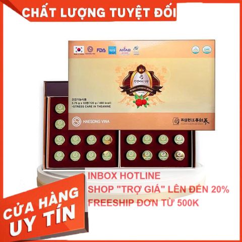✅[CHÍNH HÃNG, CHO KIỂM HÀNG] Viên ngậm Ginseng Berry S Pill