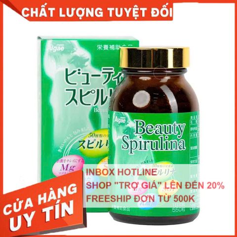 ✅[CHÍNH HÃNG, CHO KIỂM HÀNG] Tảo Beauty Spirulina Nhật Bản giúp đẹp da, tăng sức đề kháng, từ 12 tuổi trở lên 550v