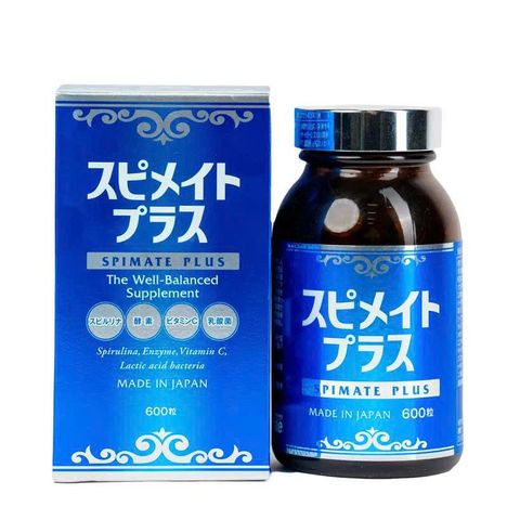 ✅[CHÍNH HÃNG, CHO KIỂM HÀNG] Viên Tảo Xoắn Spirulina Spimate Plus Nhật Bản, trẻ em và người lớn cần tăng cường sức khỏe