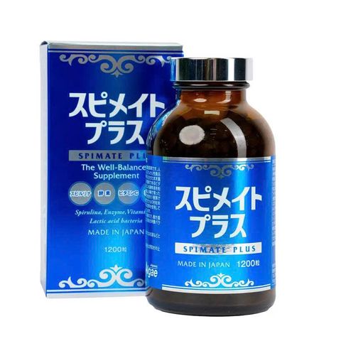 ✅[CHÍNH HÃNG, CHO KIỂM HÀNG] Viên Tảo Xoắn Spirulina Spimate Plus Nhật Bản, trẻ em và người lớn cần tăng cường sức khỏe