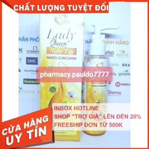 ✅[CHÍNH HÃNG, CHO KIỂM HÀNG] Dung dịch vệ sinh ngăn nấm ngứa, viêm nhiễm, cho nam nữ và bé từ 2 tuổi LADY QUEEN 150mL