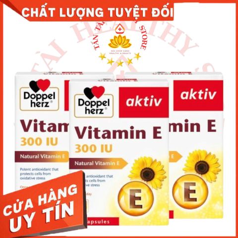 ✅[CHÍNH HÃNG, CHO KIỂM HÀNG] Viên uống vitamin e DOPPEL Vitamin E hỗ trợ làm chậm quá trình lão hóa (Hộp 30 viên)