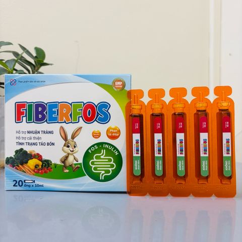 Siro FIBERFOS bổ sung chất xơ giúp giảm táo bón cho bé