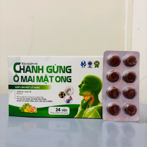 Kẹo ngậm Chanh gừng mật ong