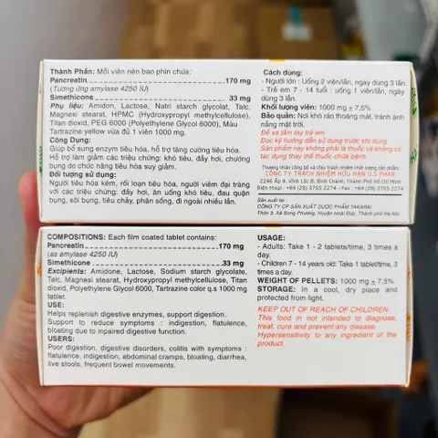 Viên uống Pancontil US hỗ trợ tiêu hóa chống đầy hơi