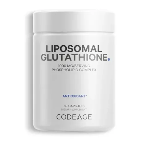 (Nhập Khâu) Viên Uống Codeage Liposomal Glutathione 1000mg - Hỗ Trợ Trắng Da, Ngăn Ngừa Oxy Hóa  NK chính ngạch