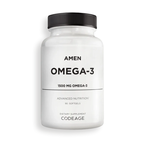 Viên Uống Dầu Cá Codeage Amen Omega-3 1500mg - Bổ Sung Omega-3 Hỗ Trợ Sức Khỏe Tim Mạch, Thị Giác NK chính ngạch