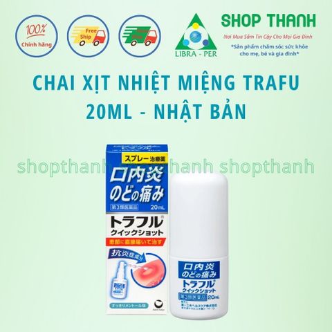 Xịt Giảm Nhiệt Miệng Traful Nội Địa Nhật 20ml Hương Dịu Nhẹ Giảm Rát Làm Mát Tức Thì 755946