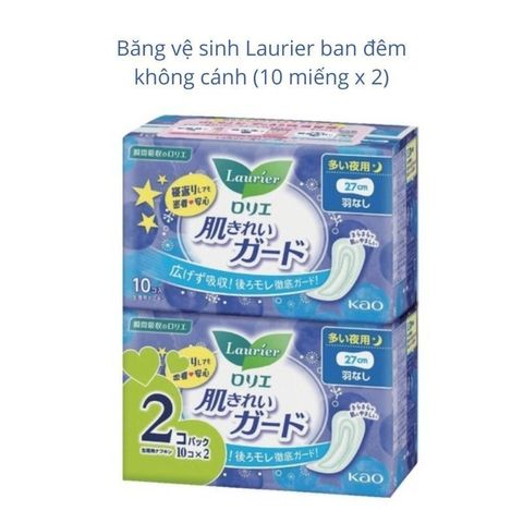 Băng Vệ Sinh Laurier Nhâp Khẩu Nhật Bản - Ngày Đêm Siêu Thấm Hút Cho Da Nhạy Cảm Không Kích Ứng 755974