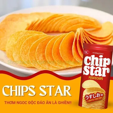 Snack Khoai Tây YBC Chip Star Nhật Bản – Bé Thích, Mẹ Yên Tâm, Văn Phòng Cũng Mê
