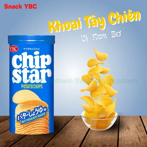 Snack Khoai Tây YBC Chip Star Nhật Bản – Bé Thích, Mẹ Yên Tâm, Văn Phòng Cũng Mê