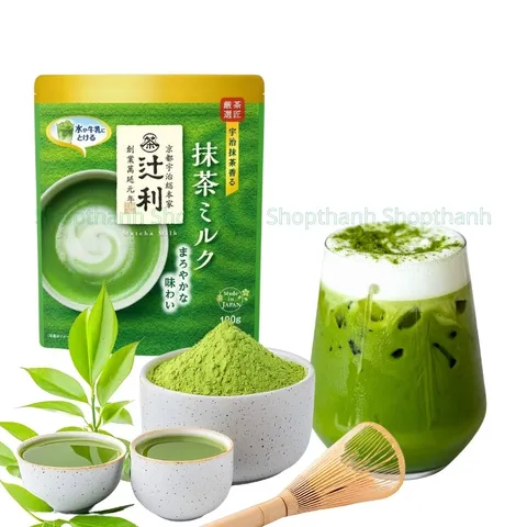 Bột Trà Sữa Matcha Milk Kataoka 190g Nhật Bản Hương Vị Thơm Ngon, Dễ Pha Chế Latte & Làm Bánh