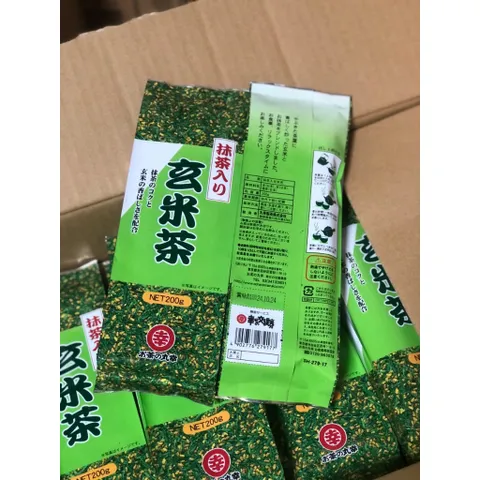Trà Xanh Gạo Lứt Matcha Maruko Tsuboichi 200g | Genmaicha Nhật Bản Thơm Ngon Tốt Sức Khỏe Gia Đình 756028