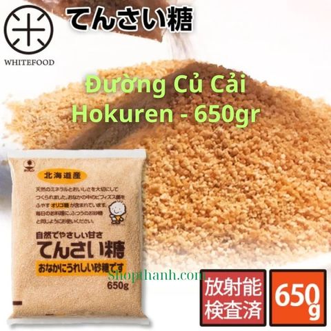 Đường Củ Cải Nhật Bản Hokuren 650g - Ngọt Lành Tự Nhiên, Hỗ Trợ Tiêu Hóa, An Toàn Cho Bé & Gia Đình