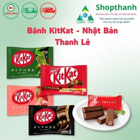 Thanh Lẻ Bánh KitKat Mini Nhật Bản - Hương Vị Độc Đáo, Hấp Dẫn {Shop Thanh}