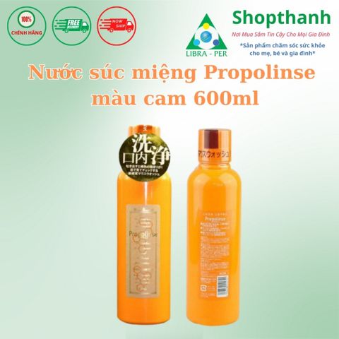 Nước súc miệng Propolinse Nhật Bản 600ml - Chăm Sóc Răng Miệng Hoàn Hảo {Shop Thanh Kho Tã Nhật} 756074