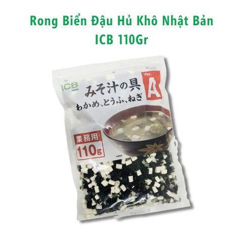 Rong Biển Đậu Hũ Sấy Khô Nagatanien Nhật Bản 100g Nguyên Liệu Nấu Canh Miso Súp Dinh Dưỡng Tiện Lợi