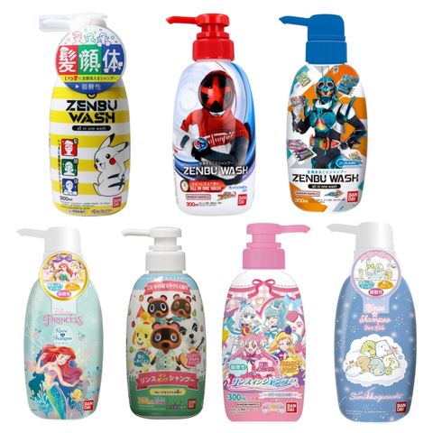 Sữa Tắm Bandai, Dầu Gội Bandai Nhật Bản Dành Cho Bé  -  Chai 300ml