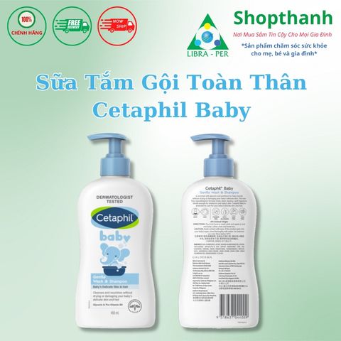 Sữa Tắm Gội Cetaphil Baby 400ml 756084