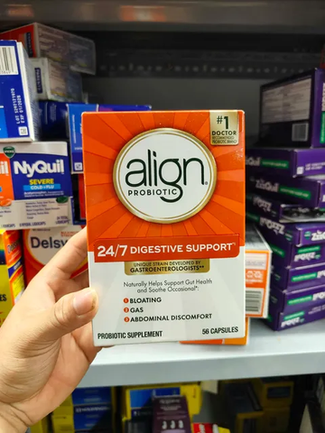 Viên uống hỗ trợ tiêu hóa Align Probiotic Digestive Support 56 viên