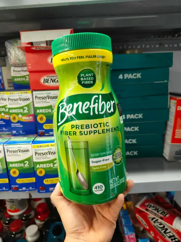 Chai uống Bột bổ sung chất xơ Benefiber Prebiotic Fiber Supplement 820g
