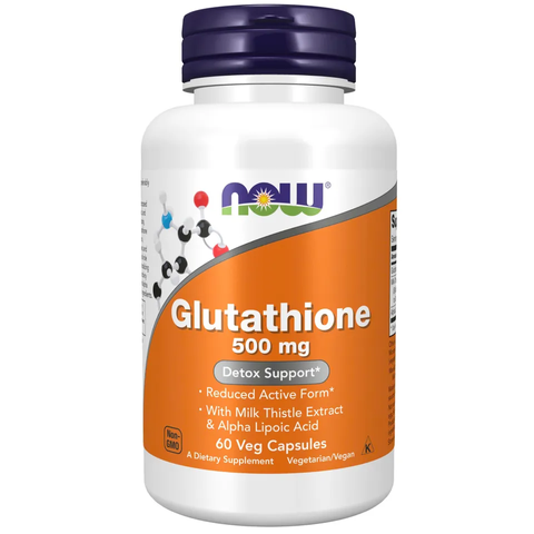 Viên Uống NOW FOODS Glutathione 500mg Chống Oxi Hóa, Thải Độc Gan  Date Xa NK